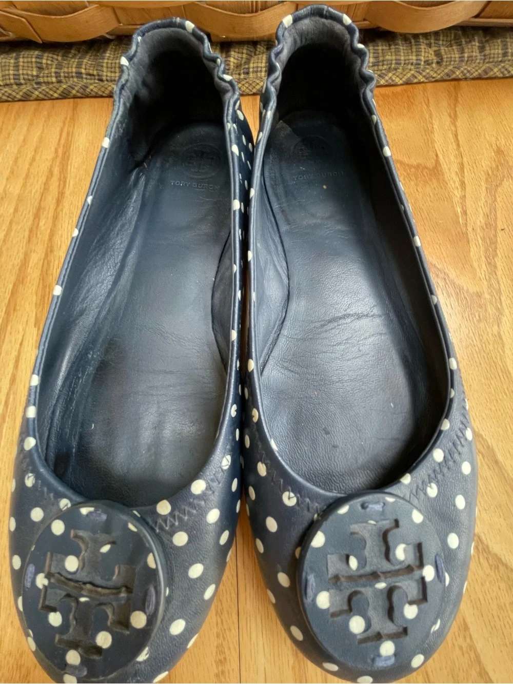 Tory Burch navy minnie